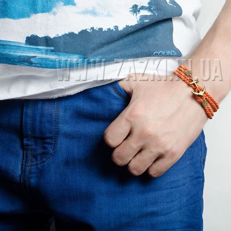 Браслет с якорем